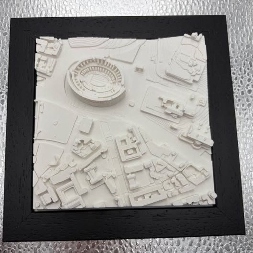 Cityframes 3D Rome City Map with Colosseum